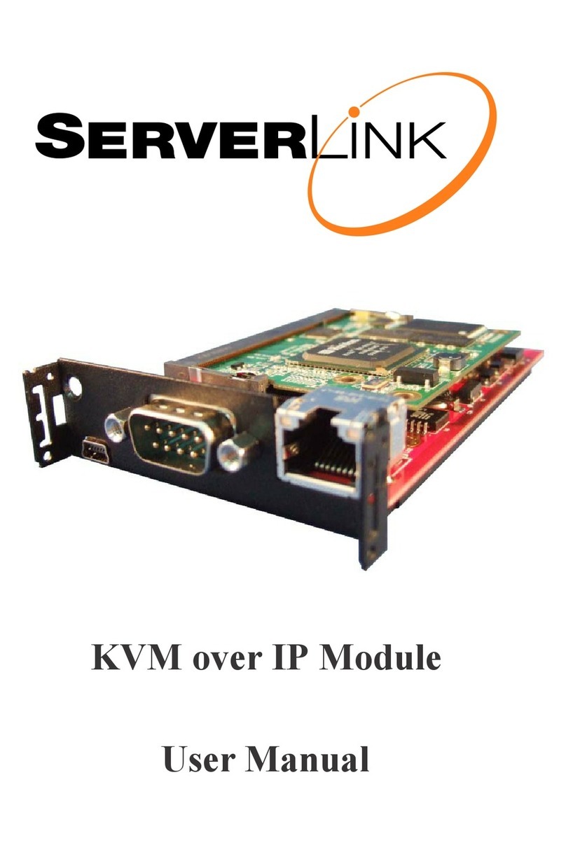 serverLink KVM over IP Module User manual