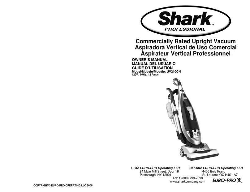 Shark UV210CN owner's manual
