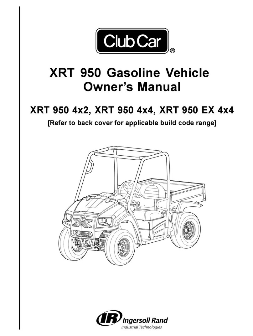 Club Car XRT 950 4x2 owner's manual Club Car XRT 950 4x2 owner's manual