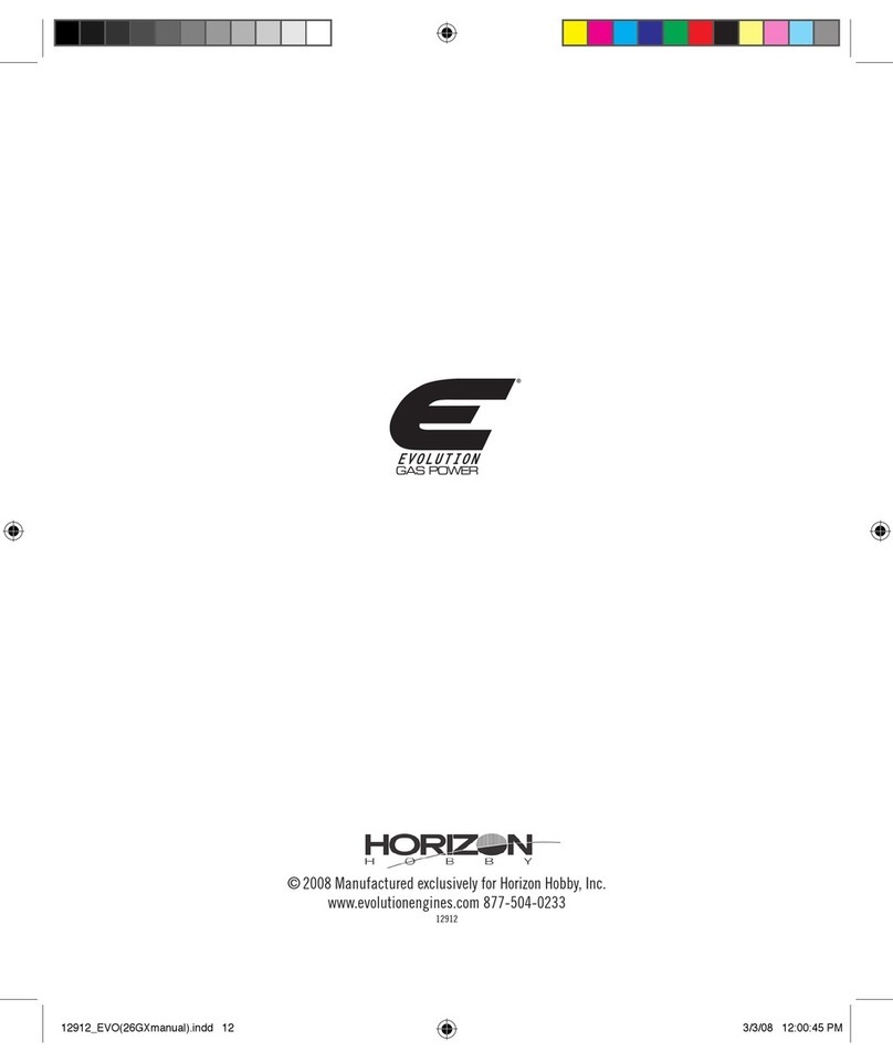 Horizon Hobby Evolution 26GX User manual