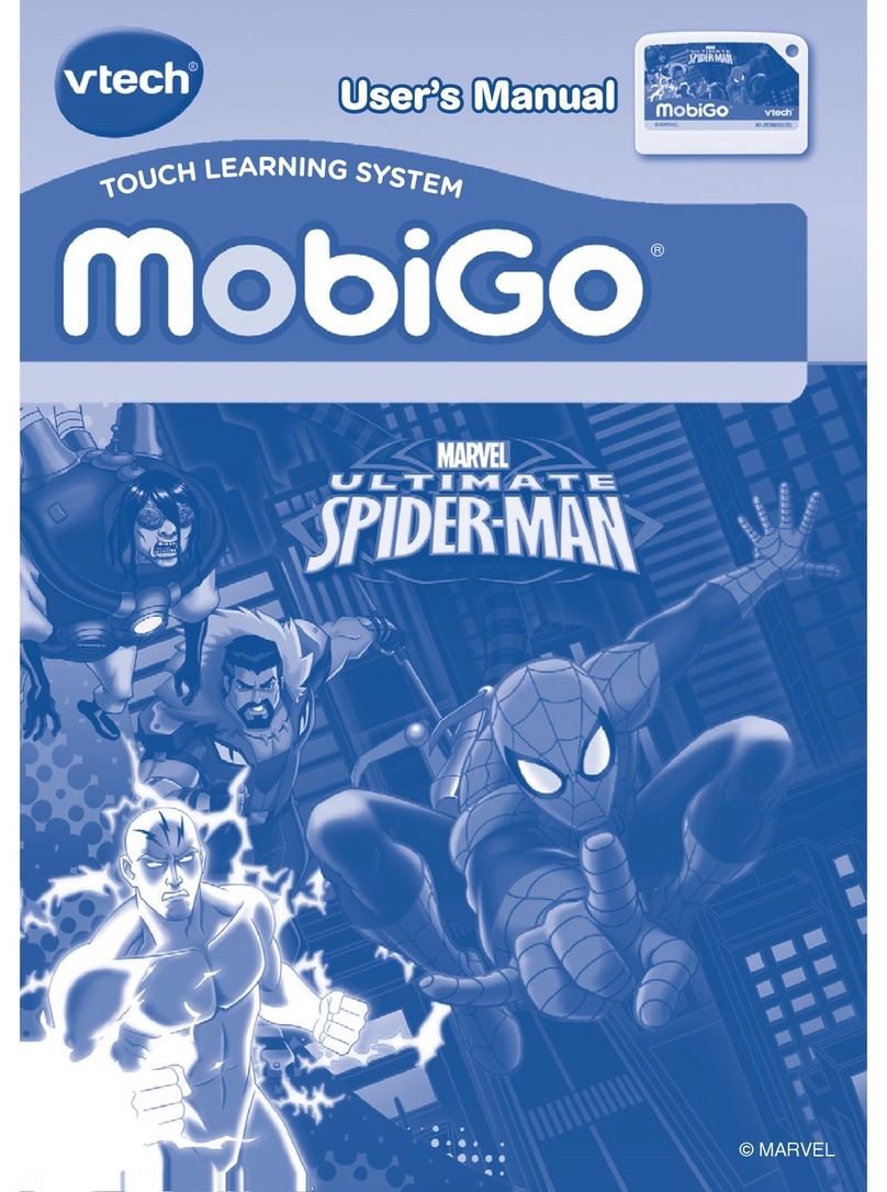 V-tech MobiGo  Game Storage User manual