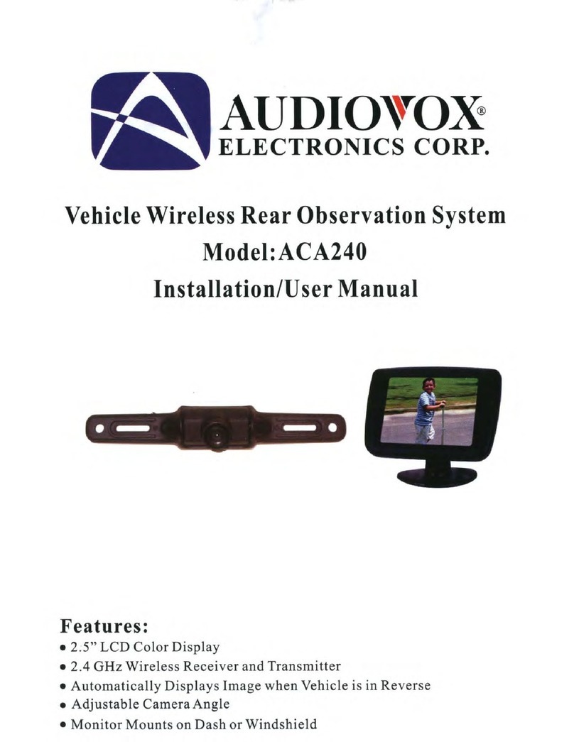 Audiovox ACA240 Instruction Manual