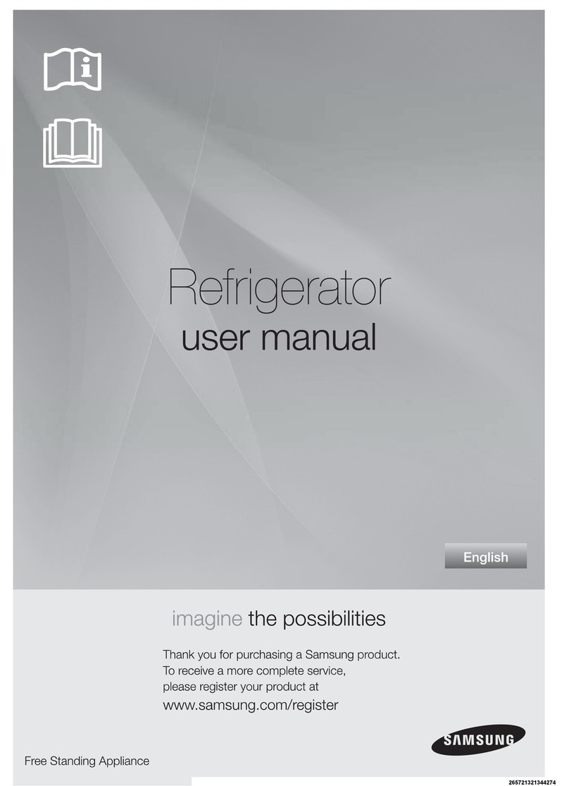Samsung Refrigerator User manual