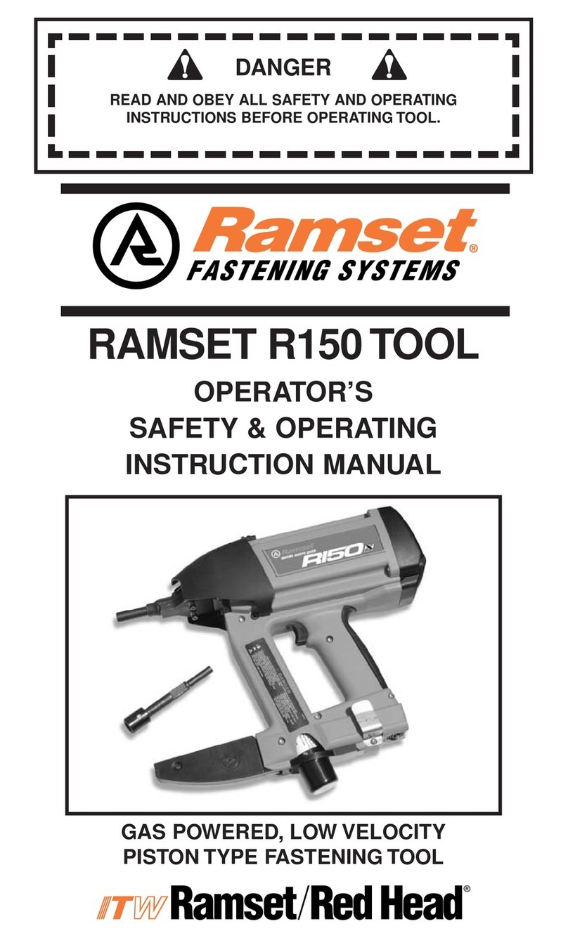 RAMSET R150 Maintenance and service guide