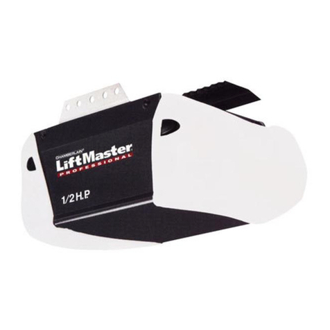 Chamberlain LiftMaster 3280 1/2HP owner's manual