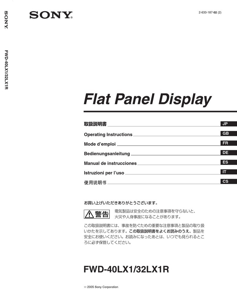 Sony FWD-40LX1 User manual