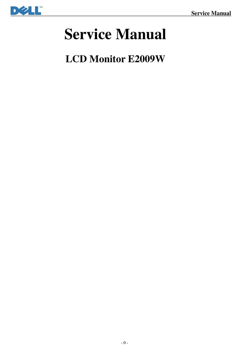 Dell E2009W User manual