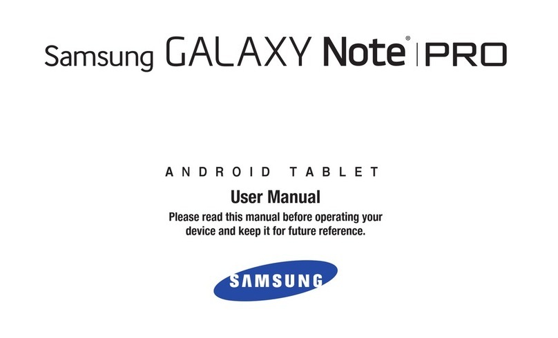 Samsung Galaxy Note PRO user manual