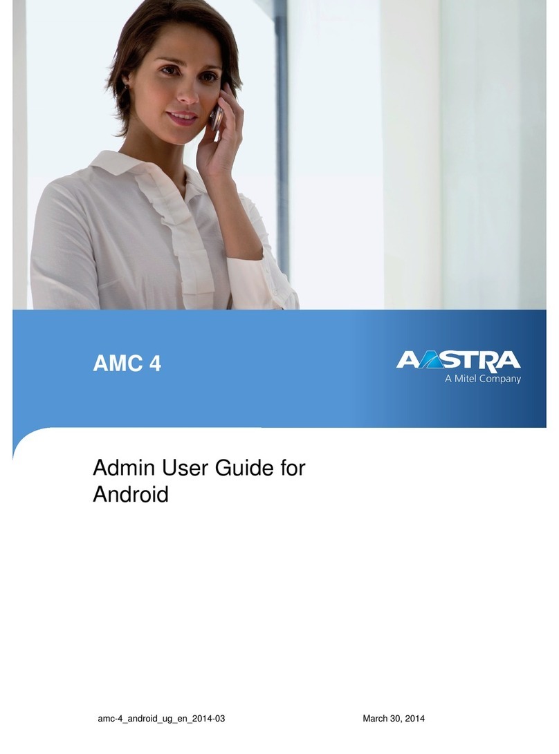 Aastra AMC 4 user guide