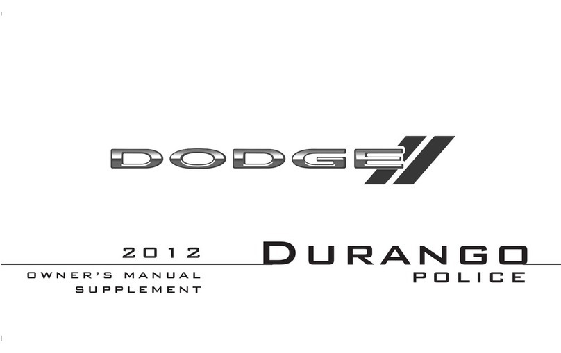 Dodge Durango Police 2012 Configuration guide