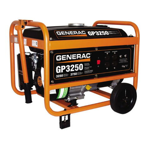 Generac Power Systems GP1800 Operating instructions