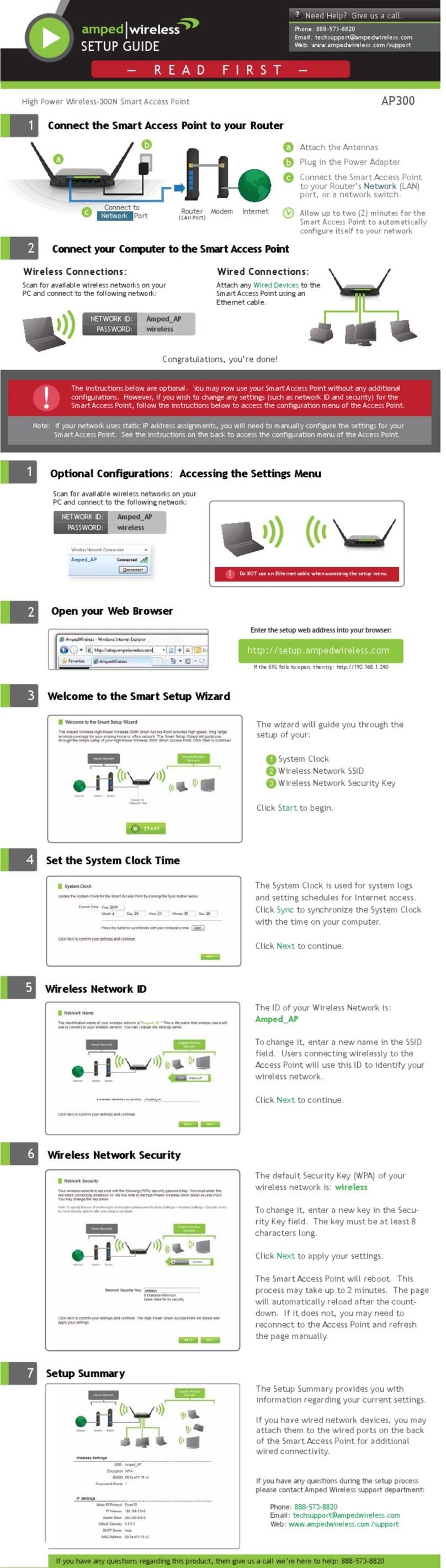 Amped Wireless AP300 User manual