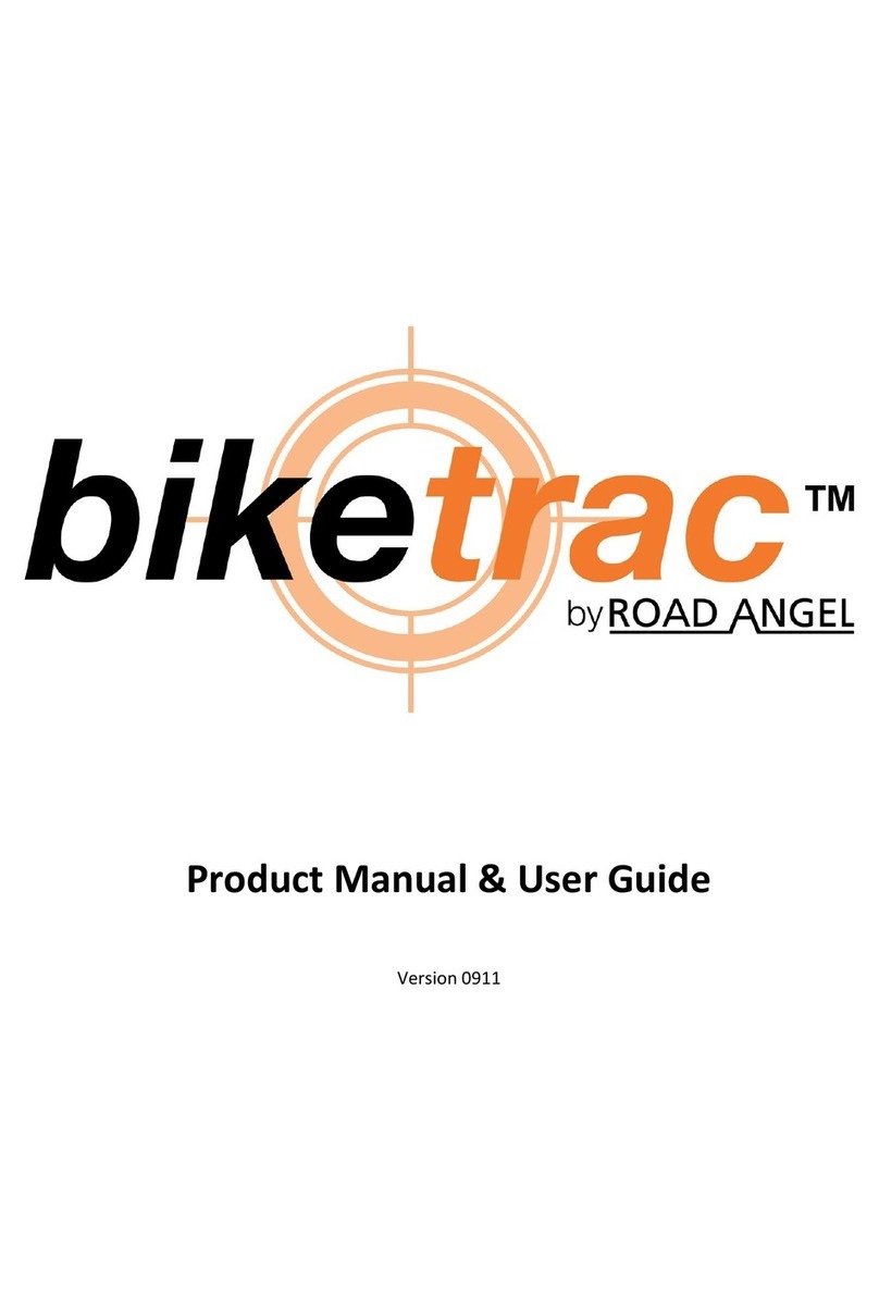 Road Angel Bike Trac User manual