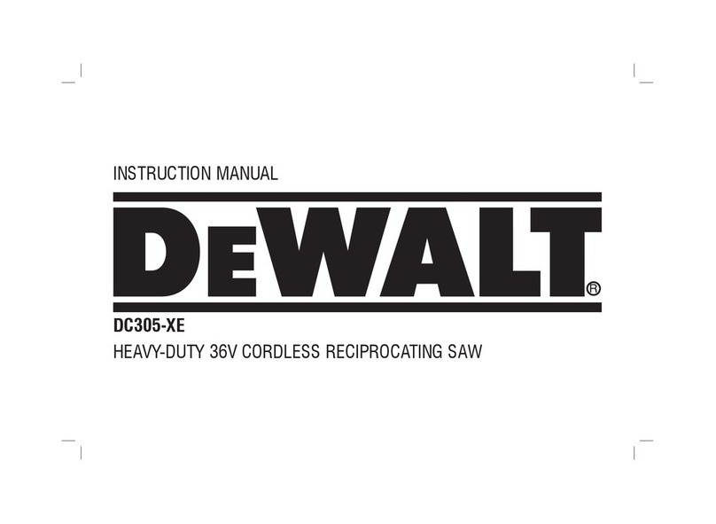 DeWalt DC305-XE instruction manual