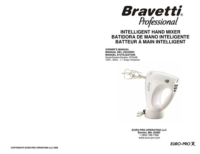 Bravetti EP524B Professional User manual