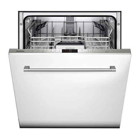 Gaggenau DF 261 operating instructions
