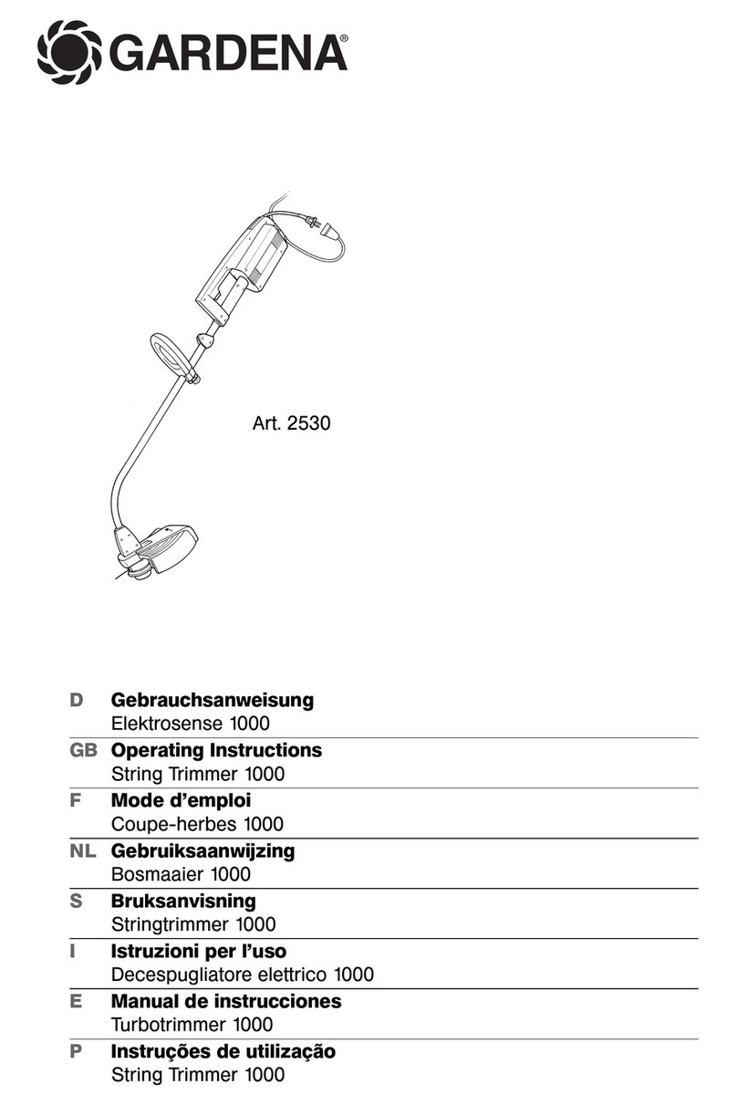 Gardena String Trimmer 1000 operating instructions
