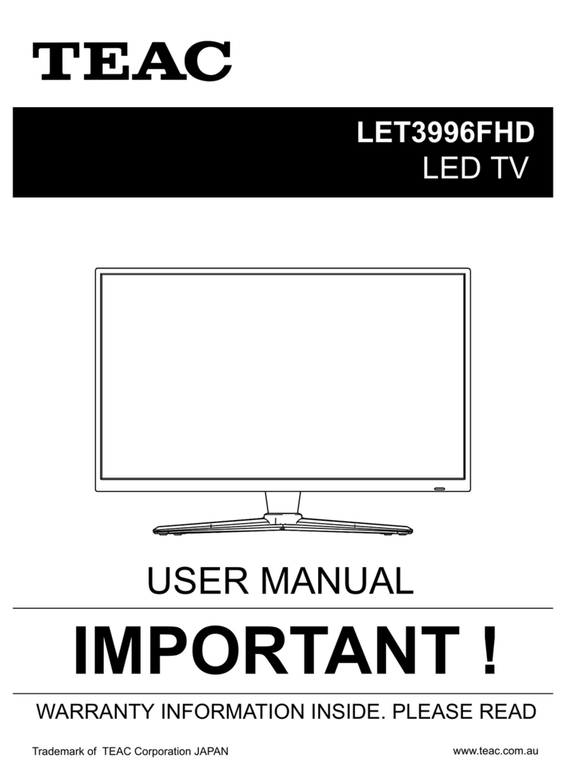 Teac LET3996FHD User manual
