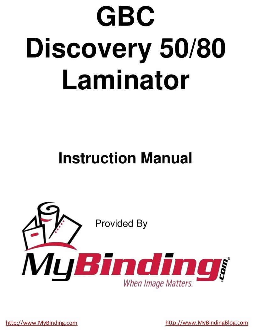 GBC Discovery 50 User manual