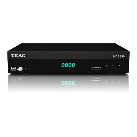 Teac HDB850 User manual