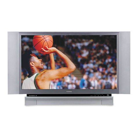 Toshiba 46HM84 - 46" Rear Projection TV User manual