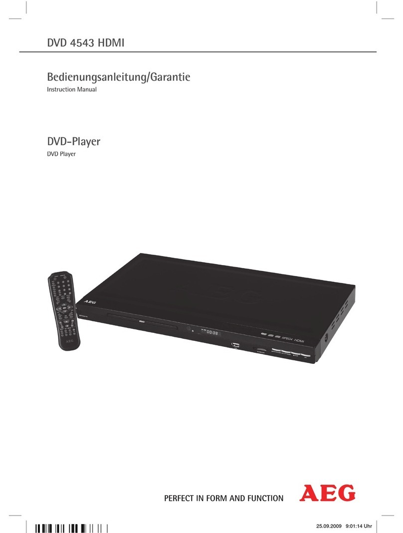 AEG DVD 4543 HDMI User manual