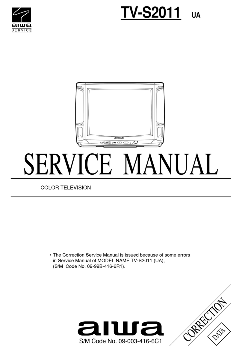 Aiwa TV-S2011 User manual