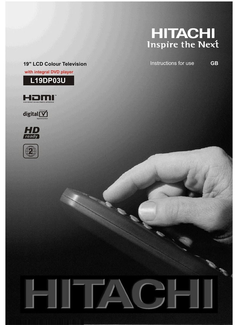 Hitachi L19DP03U A Instructions for use