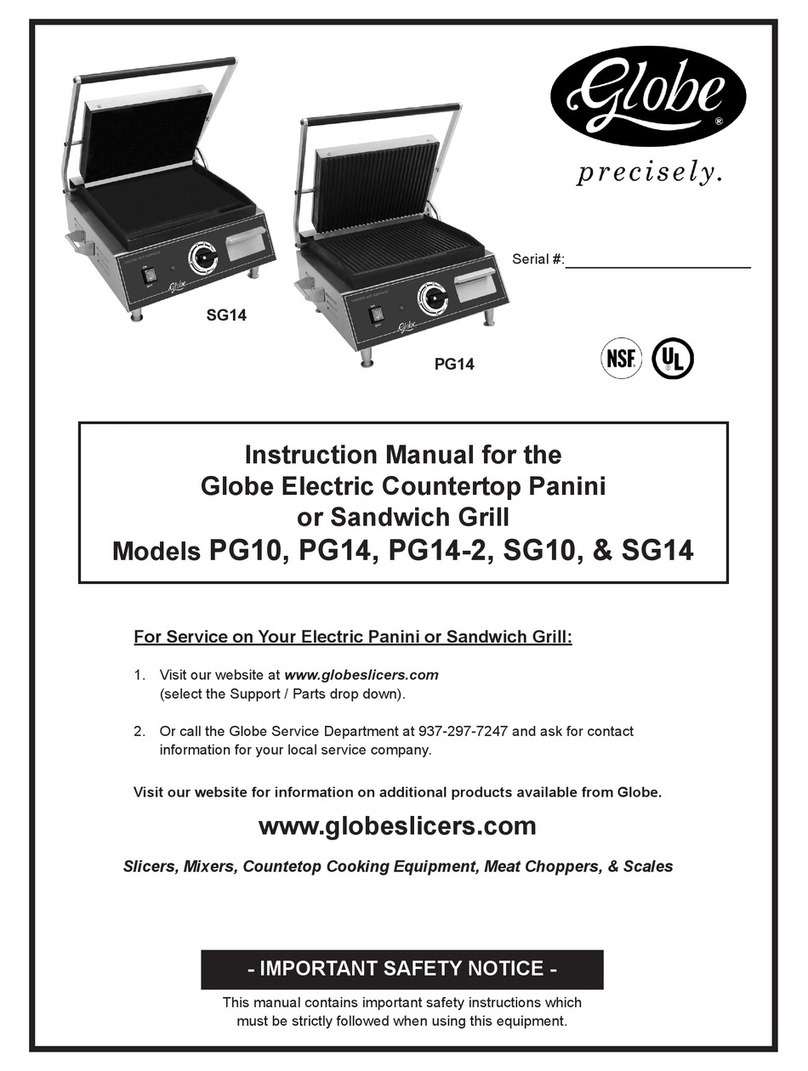 Globe PG10 instruction manual