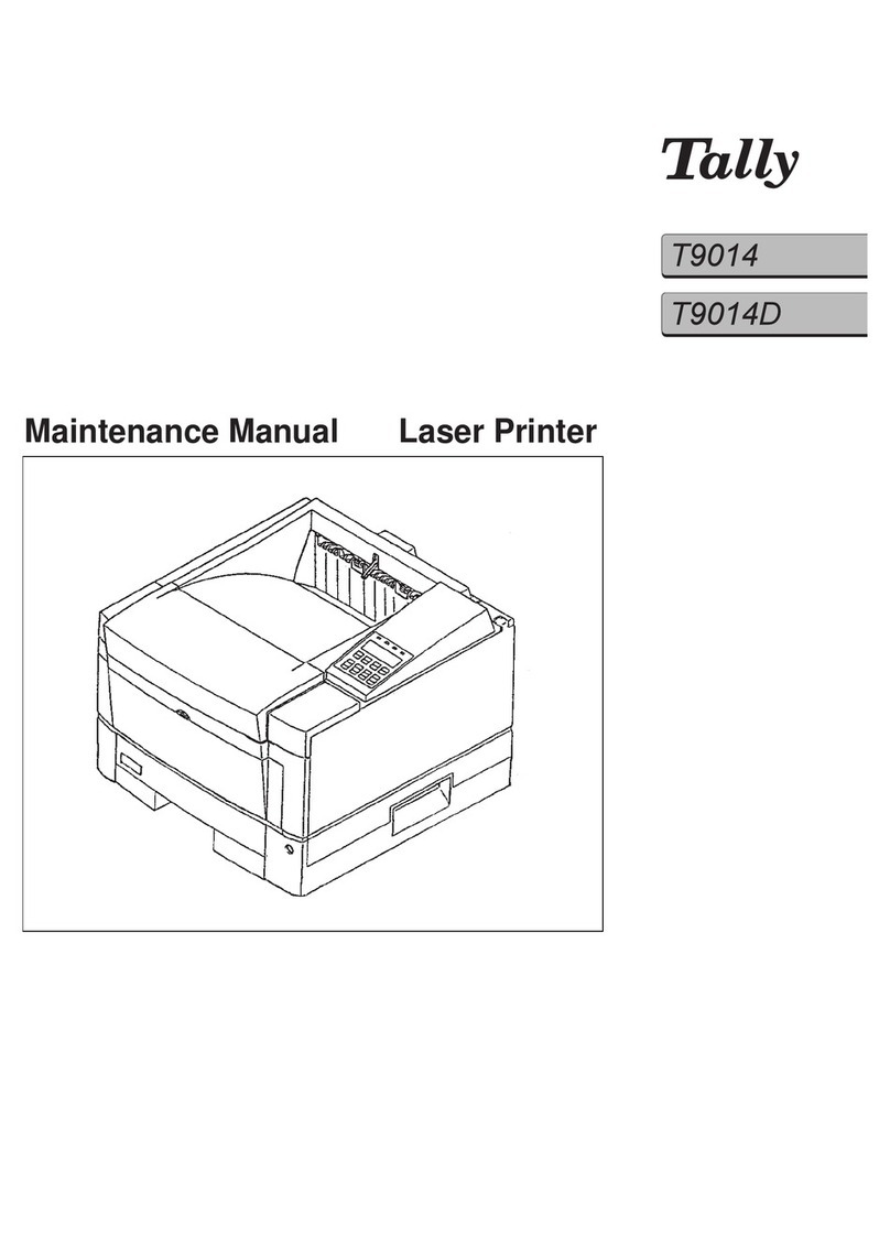 Tally T9014 User manual