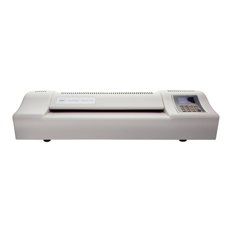 GBC HeatSeal H600PRO instruction manual