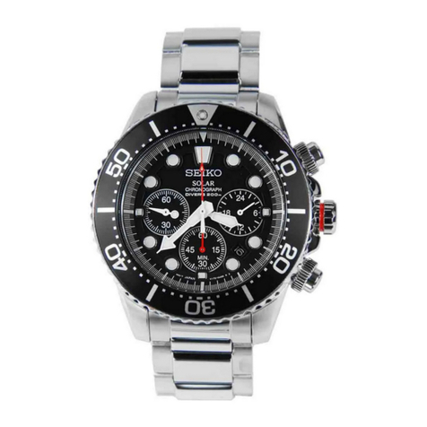 Seiko Cal. V175 User manual Seiko Cal. V175 User manual