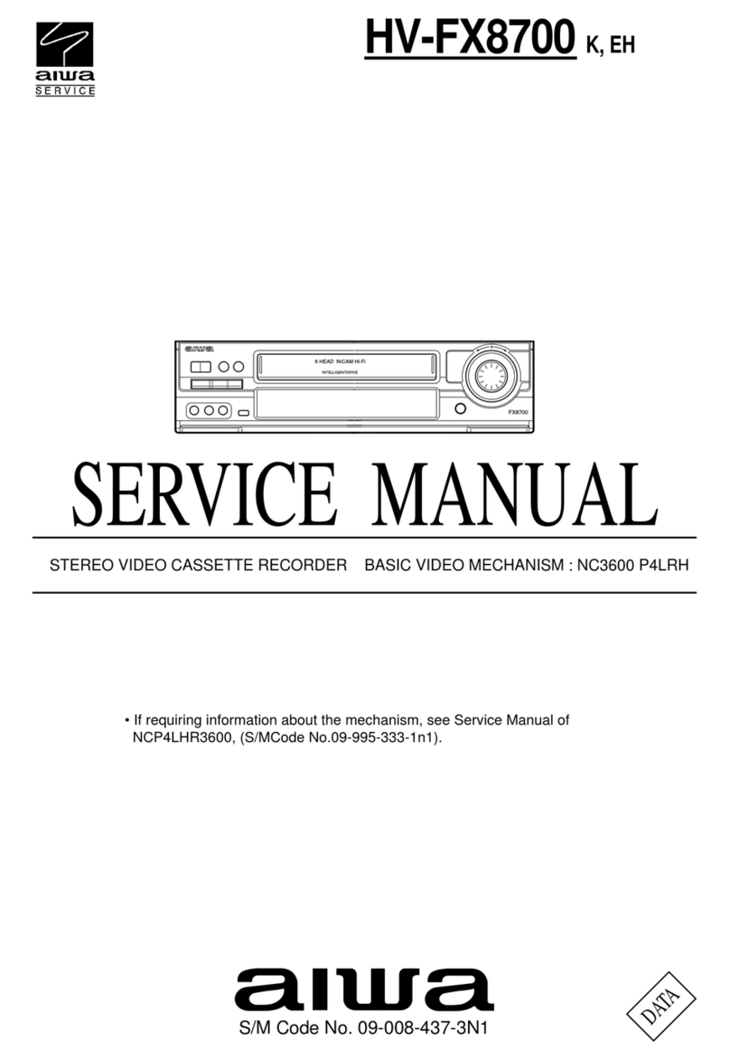 Aiwa HV-FX8700 User manual Aiwa HV-FX8700 User manual