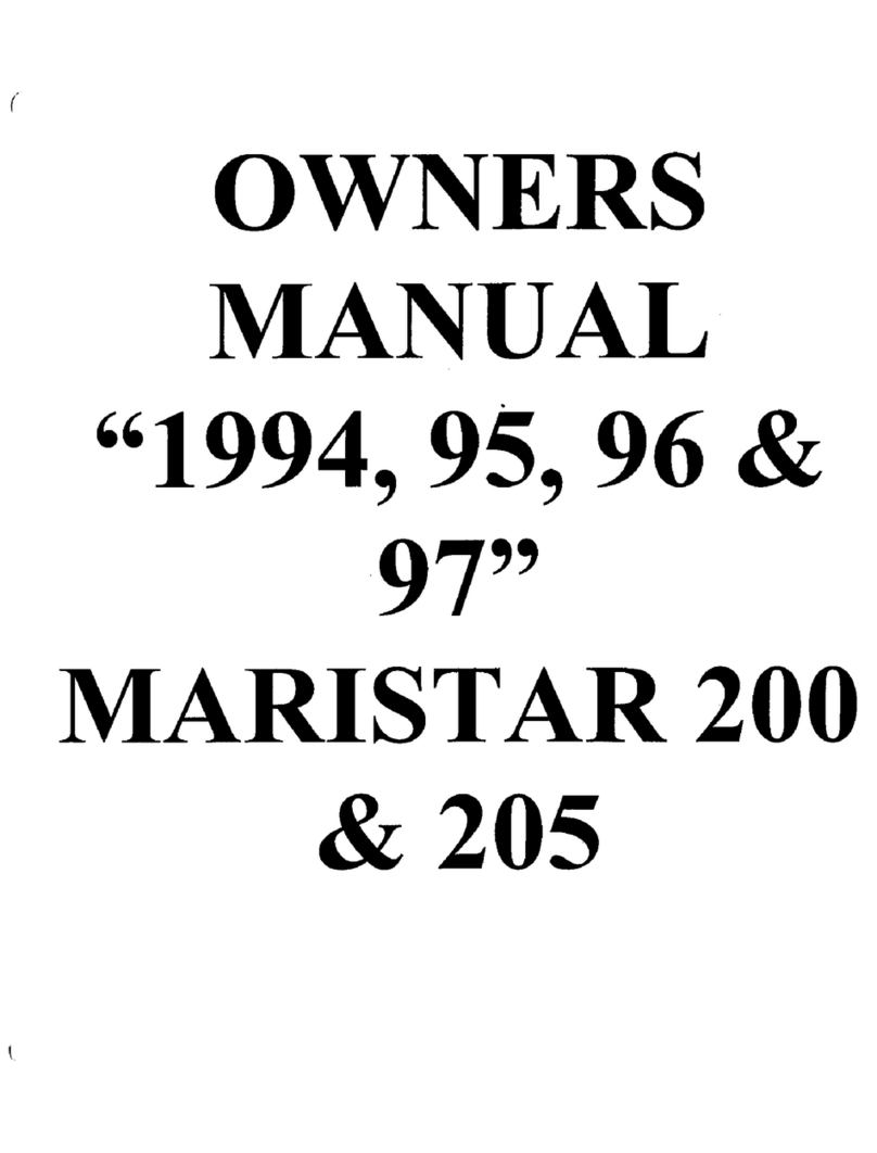 MasterCraft maristar 200 User manual