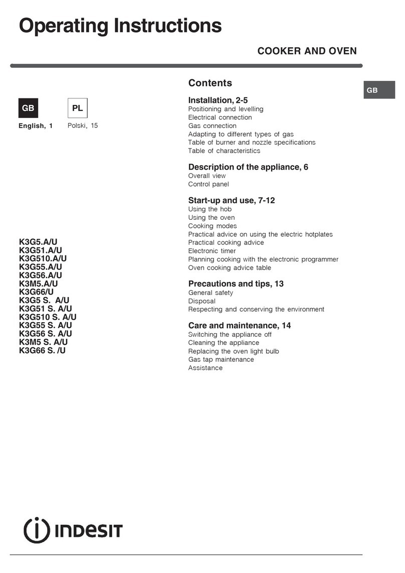 Indesit K3G5.A/U operating instructions