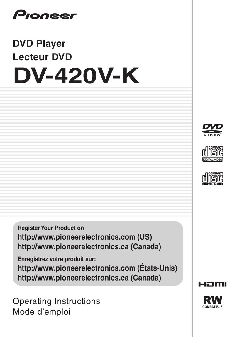 Pioneer DV-420V-K User manual