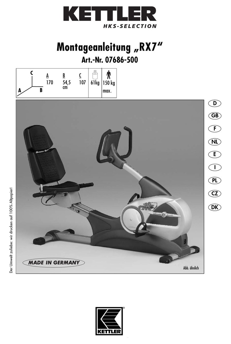 Kettler RX7 User manual