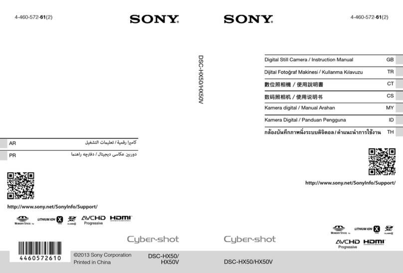 Sony Cyber-shot DSC-HX50 instruction manual