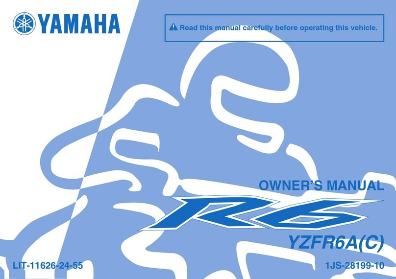 Yamaha YZFR6A owner's manual