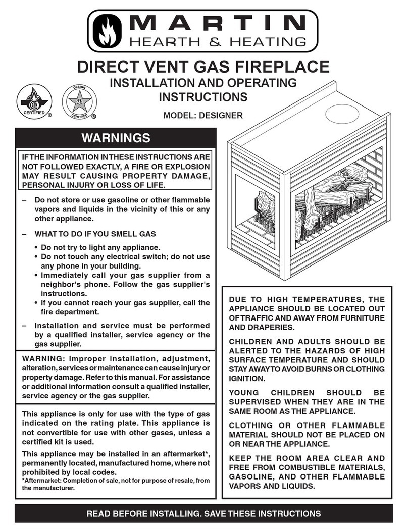 Martin DESIGNER Installation and operating instructions Martin DESIGNER Installation and operating instructions