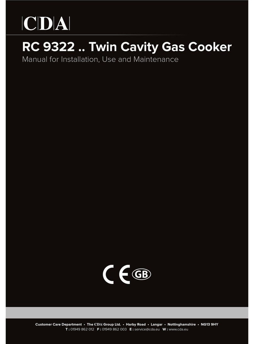 CDA RC 9322 Reference manual