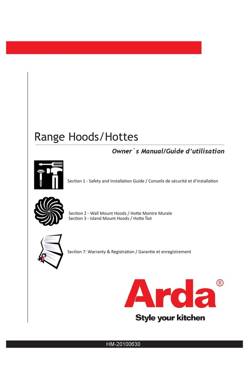 Arda HM-20100630 owner's manual