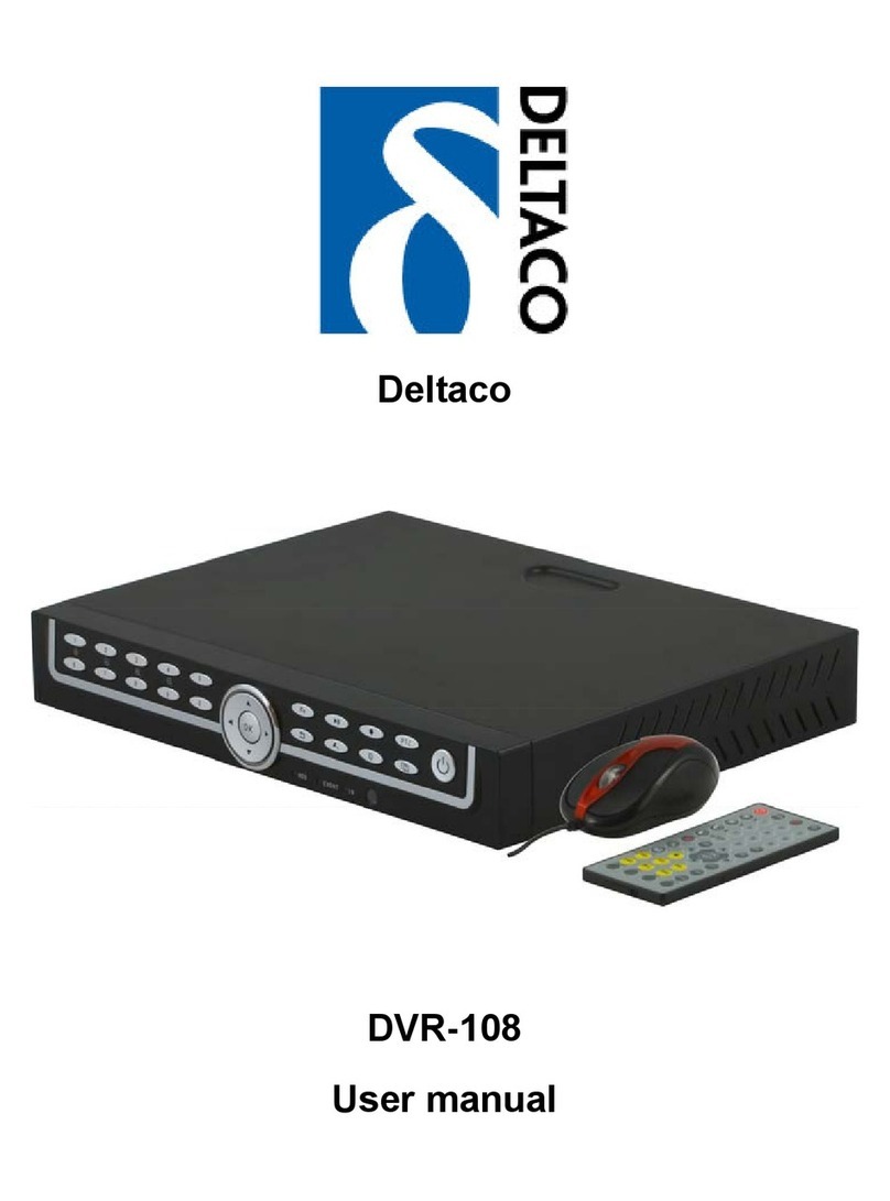 Delta DVR-108 User manual
