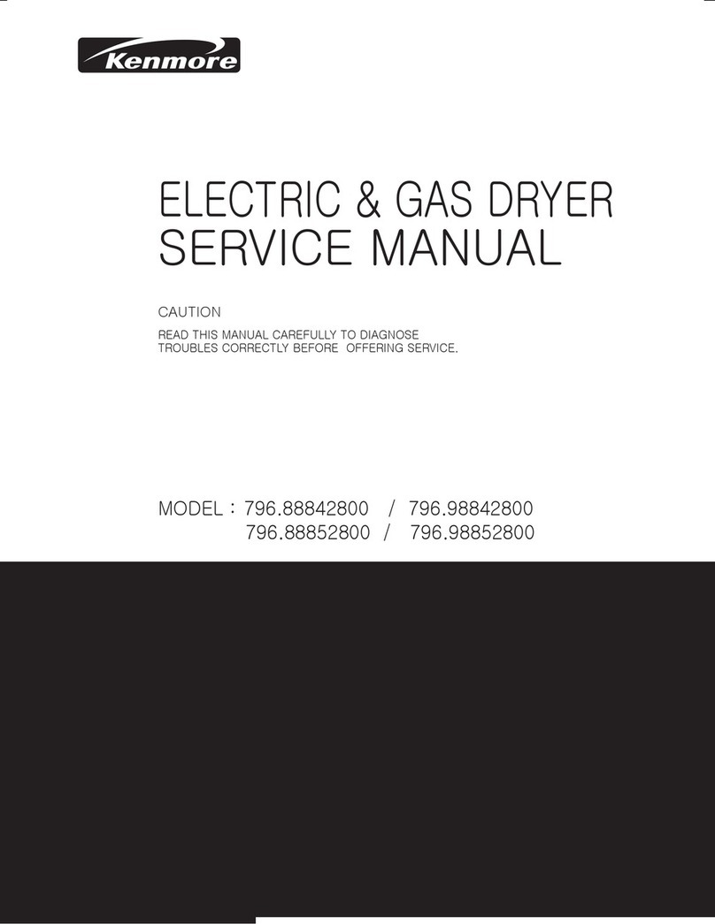 Kenmore 796.88842800 User manual