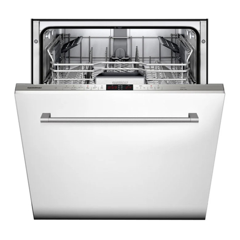Gaggenau DF 261 operating instructions