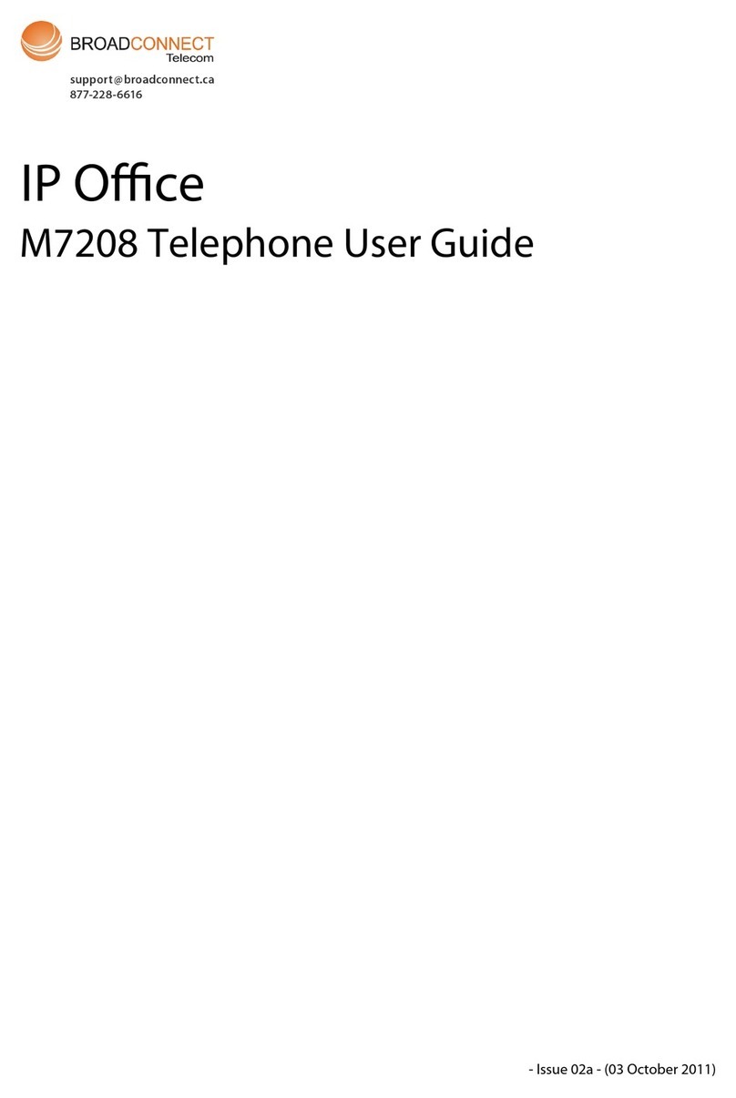 Broadconnect Norstar M7208 User manual