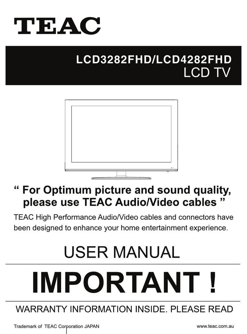 Teac LCD3282FHD User manual Teac LCD3282FHD User manual