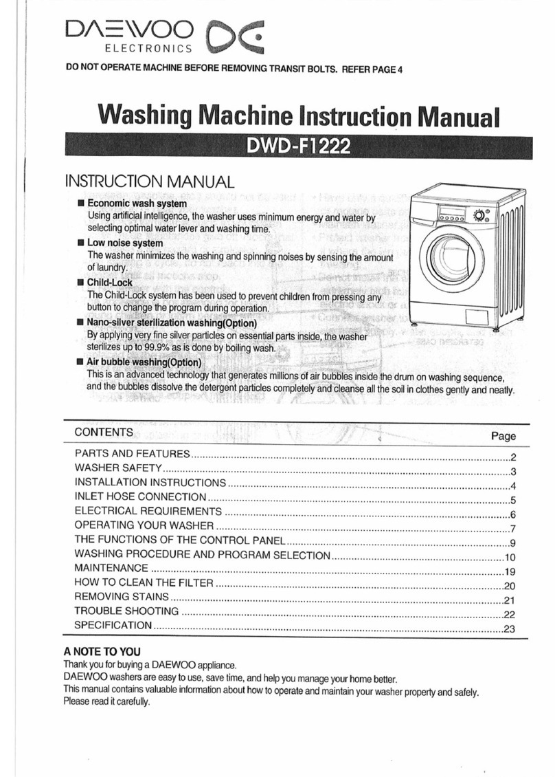 Daewoo DWD-F1222 User manual