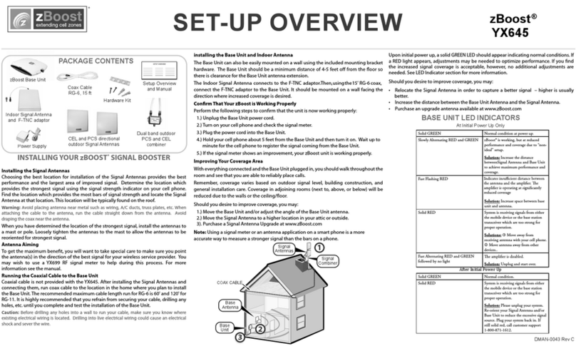 zBoost YX645 Installation guide