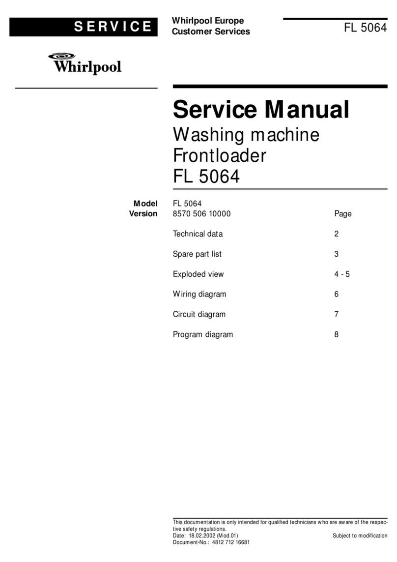 Whirlpool FL 5064 Service manual